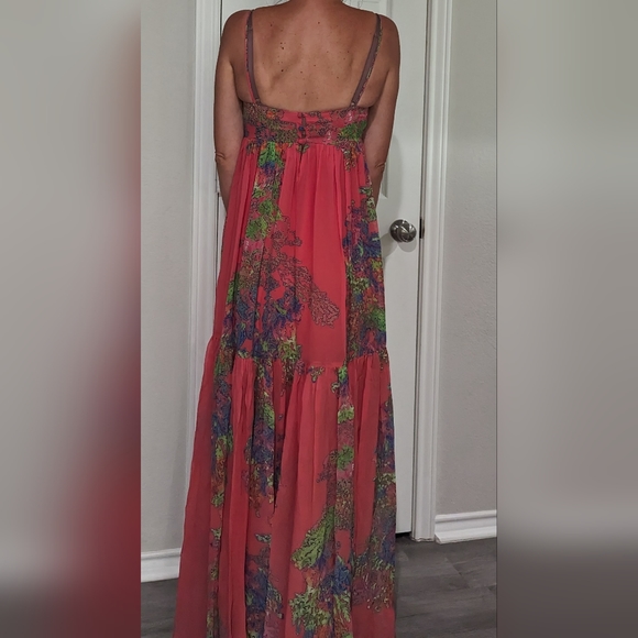 Halston silk maxi dress - Picture 5 of 8